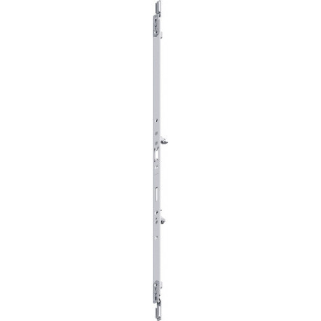 Serrure multipoint Multisafe 855R F-St.20mm L.648mm Surface argentée acier