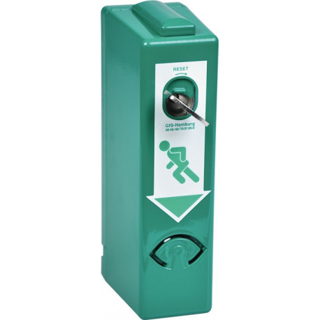 Alarme de poignée de porte EH 990 000 demi-cylindres profilés avec 2 clés laqué