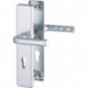 Poigné porte London 113/2221A/2440 Alu.F4 92mm 67-72mm HOPPE
