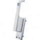 Poignée de porte 980 DIN gauche argenté anodisé LM 23mm droite anodisé 10mm FUHR