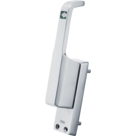 Poignée de porte 980 DIN gauche argenté anodisé LM 23mm droite anodisé 10mm FUHR
