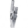 Poignée ouverture portail 902Z DIN gauche / droite barre carrée en métal léger galvanisé 10x10 mm FUHR