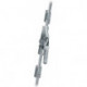 Poignée ouverture portail 902 DIN gauche / droite barre carrée en métal léger galvanisé 16x16 mm FUHR
