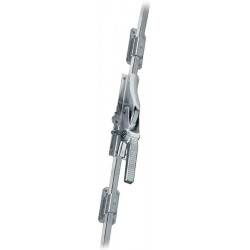 Poignée ouverture portail 902 DIN gauche / droite barre carrée en métal léger galvanisé 16x16 mm FUHR