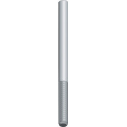 Barre ronde 1250 mm D.10 mm galvanisée FUHR