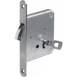 Serrure à pêne 0371/0372 Boulon boussole BB acier carré 20 x 172 mm