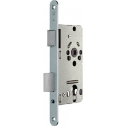 Serrure à mortaise .PZW 20/ 55/72/8mm DIN Droite argenté rd Kl 2 Zinc coulé sous pression SSF