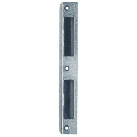 Gâche d'angle, cornière en acier inoxydable, largeur 20 mm, ronde, profondeur 8 mm, DIN gauche / droite SSF