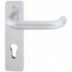 Poignée porte Paris FS-58/202K/138F Alu.F1 D/K TS 40-55mm PZ rd DIN Gauche/Droite HOPPE