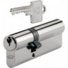 Cylindre serrure double PZ 8812 31/75mm Fonction d'urgence et de danger des deux côtés Nbre 3 touches différentes.BKS