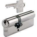 Cylindre serrure double PZ 8812 35/70mm Fonction d'urgence et de danger des deux côtés Nbre 3 touches différentes.BKS