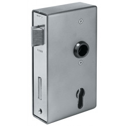 Serrure 140P DIN Gauche Mesure A30xB94xC172mm Mandrin 60mm AMF