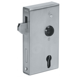 Boîtier de serrure pour portail coulissant 140SNIG V2A DIN G/D Mesure A40xB945xC173mm Dorm60mm AMF