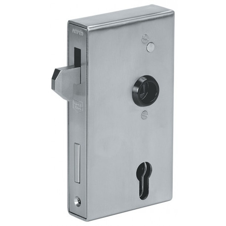 Boîtier de serrure pour portail coulissant 140SNIG V2A DIN G/D Mesure A40xB945xC173mm Dorm60mm AMF