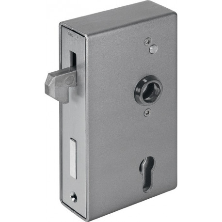 Boîtier de serrure pour portail coulissant 140S DIN G/D Mesure A50xB94xC173mm Dorm 60mm AMF