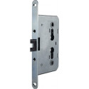 Serrure à mortaise spéciale pour portes métalliques PZW 20/65/72/8 mm DIN gauche / droite galvanisé arrondi BEVER