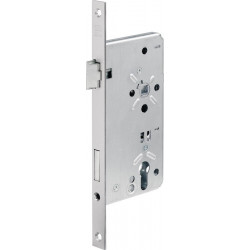 Serrure à mortaise pour porte d'entrée 0024 PZW 22/60/92/10mm DIN Gauche argenté carré.BKS