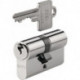 Cylindre serrure double PZ 8800 27/31mm NuG nein Anz.Schlü.3 gl.BKS