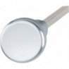 Paire de poignées bouton 54/54 matière aluminium F1 axe carré rotatif 8 mm HOPPE