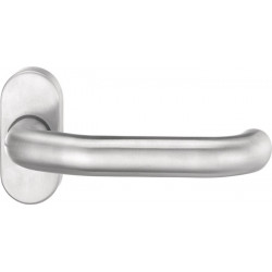 Poignée porte 1800/2033 Inox EST ov.8mm coudé.EDI