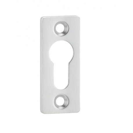 Rosace porte 1319/0003 Alu.F1 -5,5mm PZ Rect.EDI