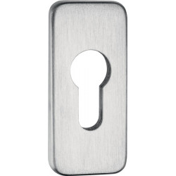 Rosace porte 0812/6003 Alu.F1 -6mm PZ Rect.EDI