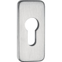 Rosace porte 0812/6003 Alu.F1 -6mm PZ Rect.EDI
