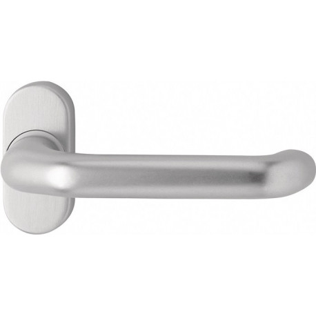Poignée porte 1300/2033 Alu.F1 ov.8mm coudé.EDI