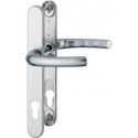 Poignée porte Tôkyô 1710RH/3346 Alu.F1 PZ pour porte 37-42mm HOPPE