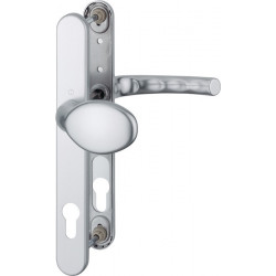 Poignée porte Tôkyô 76G/3346/1710RH Alu.F1 PZ pour porte 57-62mm HOPPE