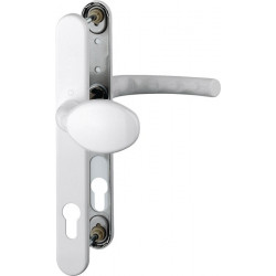 Poignée porte Tôkyô 76G/3346/1710RH Alu.F9016 PZ pour porte 57-62mm HOPPE