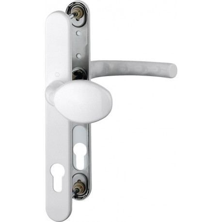 Poignée porte Tôkyô 76G/3346/1710RH Alu.F9016 PZ pour porte 57-62mm HOPPE