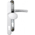 Poignée porte Tôkyô 76G/3346/1710RH Alu.F9016 PZ pour porte 57-62mm HOPPE