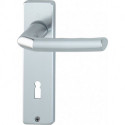 Poignée porte Birm.1117/202KP/AP Alu.F1 OB . HOPPE