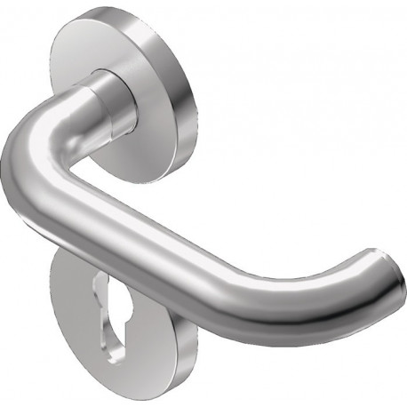Poignée porte Rondo H1.0 VA EST carré.8mm BKS