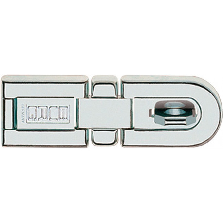 Œillet pour verrou L.130mm B.40mm Oeillet-D.12mm Acier zingué (Par 5)