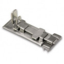 Verrou L.80mm B.32,5mm Inox Oeillet-D. 8mm (Par 10)