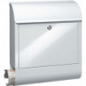 Boite aux lettres Scandic 825 W H.460mm B.380mm T.125mm Acier blanc DIN C4
