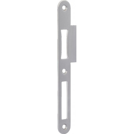 Plaque de frappe à rabat B 9000 Inox rd B.24xL.216mm DIN Gauche BKS