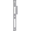 Plaque de frappe à rabat B 9000 Inox rd B.24xL.216mm DIN Droite BKS
