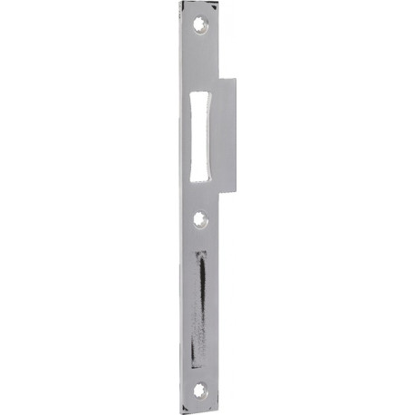 Plaque de frappe à rabat B 9000 FA Inox rect.B.24xL.216mm DIN Droite BKS