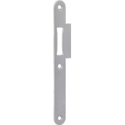 Plaque de frappe à rabat B 9000 FA Inox rd B.24xL.216mm DIN Gauche BKS