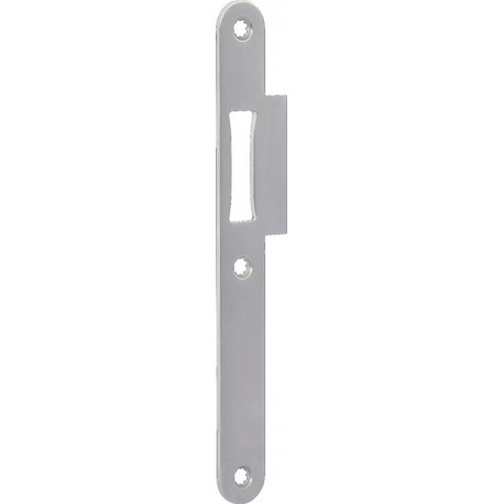 Plaque de frappe à rabat B 9000 FA Inox rd B.24xL.216mm DIN Gauche BKS