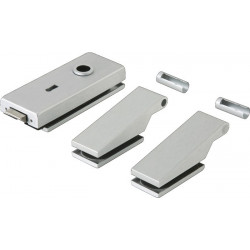 Ferrure de porte en verre STUDIO Classic LM argent elox.BB DIN Gauche/droite DORMAKABA