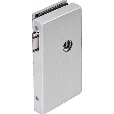 Serrure de porte en verre OFFICE Classic LM Dark Niro UV DIN droite DORMAKABA