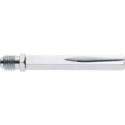 Axe de changement de galet type O carré 8 x 115 mm acier zingué M12 EDI