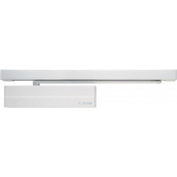 Ferme-porte à rail de guidage DC 700, installation standard, côté paumelles EN 3-6 blanc 9016 EN 1-4