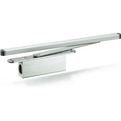 Amortisseur de porte ActiveStop Ferme-porte intégré, argent GEZE