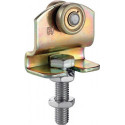 Chariot -90190 adapté au profil 100 acier, galvanisé jaune 30 kg HELM