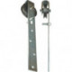 Poulie pour portail coulissant 140mm acier max.130kg 14/17mm Heinrich